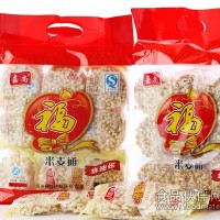 嘉尚膨化食品米麦通圆饼400g 休闲食品诚招全国各级代理商，