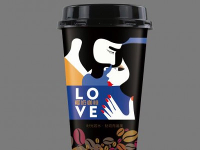 杯装椰奶咖啡饮品320ml15杯装早餐店招商图1