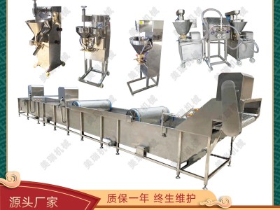 鱼丸生产线 山东肉丸加工设备 肉制品生产线图1