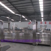 大洋牌燃气油炸生产线 畅销款燃气加热方便面油炸线