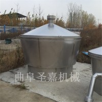 白酒酿酒设备生产厂家   圣嘉不锈钢蒸酒设备价格
