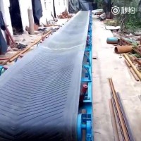 稻壳用带式输送机,带斜坡式输送机