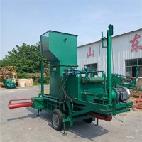 人工装袋子的打包机 液压青储压块机 青储打包现货