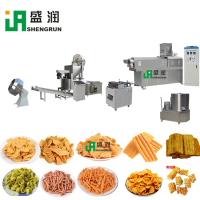 手工山药酥生产线 油炸贝壳膨化机生产线