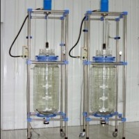 供应双层玻璃反应釜HEB-80L