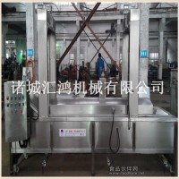 青豌豆油炸流水线 汇鸿机械