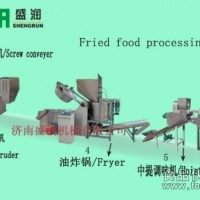 膨化油炸食品生产线，济南油炸食品生产线，油炸食品生产线