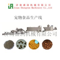 狗粮加工设备，膨化鲜肉狗粮设备