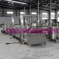 全自动油炸锅，专业麻花油炸流水线