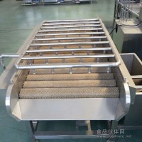 黄瓜高压水毛辊清洗机/佛手瓜毛刷清洗机
