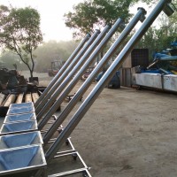 tl16塑料颗粒管式喂料机 不锈钢粉剂给料绞龙