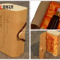 高档桦木精油盒饰包装盒化妆品软木盒树皮盒订做批发
