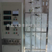 实验室玻璃精馏塔公斤级成套精馏装置精馏塔图片