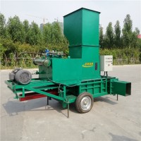方捆秸秆套袋机 新型秸秆液压压块机 干草打块机