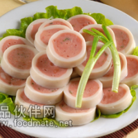 仿肘花卷|猪肉|鱼糜天然色素