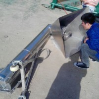 304材质耐腐蚀绞龙输送机，不锈钢螺杆送料机