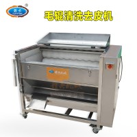 中央厨房去土豆皮毛芋皮机生姜红薯毛刷清洗去皮机