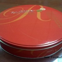 通用版圆形月饼包装铁盒D343x62mm，冰皮月饼盒铁罐