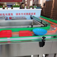 餐具自动传输带 餐盘回收装置 欧倍力自动传送带定制价格