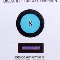 一点式（安全/不安全）湿度指示卡