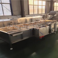 洋葱气泡翻浪清洗机 蔬菜清洗机 净菜生产设备诸城利特