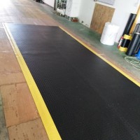 黑色黄边型常用垫，50MM超强加厚垫，脚垫生产厂