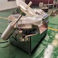 330球形变频斩拌机 鱼丸高速斩碎机 大蒜斩切机工艺先进