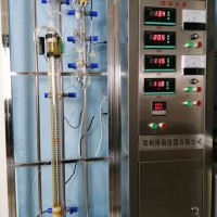 公斤级玻璃精馏塔实验装置