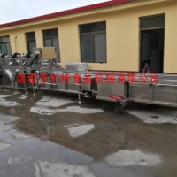 青叶菜漂烫线  蔬菜清洗漂烫流水线 利特漂烫杀青设备