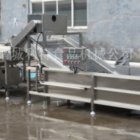 莲藕加工设备 莲藕毛刷清洗机 果蔬深加工生产线定制