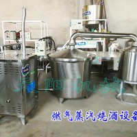 固液两用酿酒机，蒸汽机烧酒设备