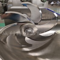 高速大型斩拌机 肉丸自动斩拌机 鱼肉斩拌机设备