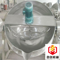 自动出料燃气加热刮底刮壁夹层锅豆奶蒸煮锅