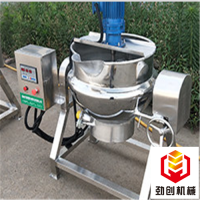 羊肉汤煮锅自动控温带保温层电磁加热夹层锅