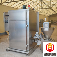 自动控温烟循环大型不锈钢烟熏炉鱼干上色烟熏炉