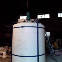桨式搅拌器 5吨大型搅拌罐10吨/15立方 耐酸碱PE搅拌桶价格