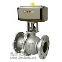 Q641F气动法兰浮动球阀