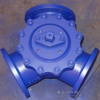 120度斜角Y型三通球阀