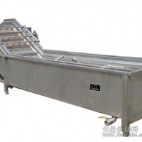 气泡清洗机，喷淋清洗机，苹果清洗流水线