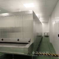 海产品鱼虾类网带式隧道速冻机
