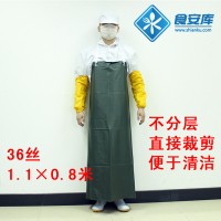 耐磨 防水 防油耐酸碱 pvc围裙 食品工厂 36丝