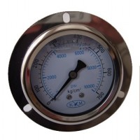0-700kg不锈钢高压表(轴向)