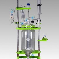10-100L变频双层玻璃反应釜 水热釜