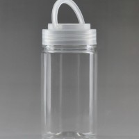 1斤装圆形蜂蜜瓶 500克塑料透明圆形蜂蜜瓶