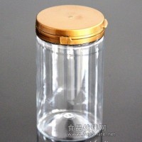 320毫升休闲食品包装瓶 PET塑料密封罐 透明广口瓶