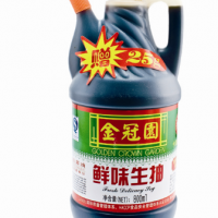 批发出口金冠园鲜味生抽800ml