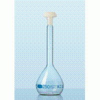 德国肖特schott duran容量瓶，蓝色刻度线，提供个体USP证书