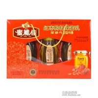 天柱山特产饮品[蜜维佳]红枣枸杞蜂蜜乳礼盒装1.08kg送120g