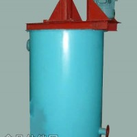 提升式搅拌机（槽）1、本机器的特点是使矿浆和药剂搅拌均匀，又起着砂泵、水泵的作用