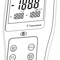 RTM2600手持式数字露点仪空气湿球露点温度检测仪